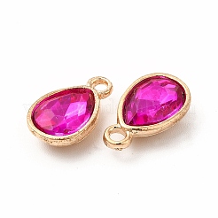 Факельные стеклянные подвески из стразы&nbsp;GLAA-I051-A15