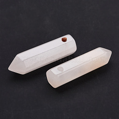 Кулоны из натурального розового авантюрина с острым носком&nbsp;G-D460-01I