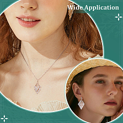 8шт латунные подвески с микропаве и кубическим цирконием&nbsp;KK-BC0014-68