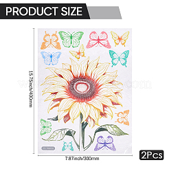 Водонепроницаемые наклейки на окна из ПВХ&nbsp;DIY-WH20053-13A