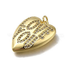 Латунные микро проложить кубического циркония подвески&nbsp;KK-C090-44G-01