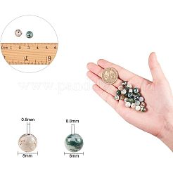 Натурального дерева агат бисер нитей&nbsp;G-NB0001-15