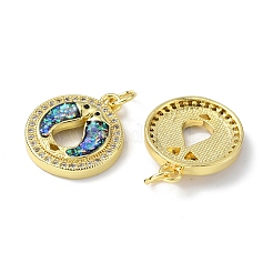 Латунные микро проложить кубического циркония подвески&nbsp;KK-A197-06G