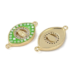 Стойка покрытие латунь микропаве прозрачный кубический цирконий коннекторный глаз подвески&nbsp;KK-U032-28G