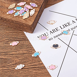 Подвески из эмали и сплава&nbsp;PALLOY-CJ0001-05