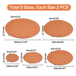 10 шт. 5-х стилистическая плоская круглая фетровая ткань&nbsp;DIY-PH0009-24D