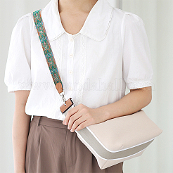 Вышивка полиэфирными лентами в этническом стиле&nbsp;OCOR-WH0079-40C