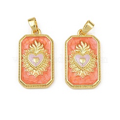 Латунь эмаль подвески&nbsp;KK-L190-008G