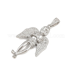 Латунные микро проложить кубического циркония подвески&nbsp;KK-P323-09P