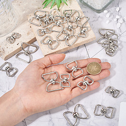 25 шт. 5 стиля поворотных застежек из цинкового сплава&nbsp;FIND-TA0008-31
