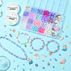 Наборы украшений для браслетов в стиле русалки своими руками&nbsp;DIY-YW0012-80