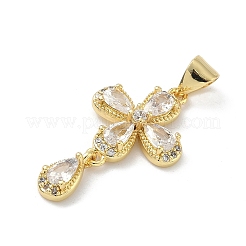 Латунные микро проложить кубического циркония подвески&nbsp;KK-H537-12G