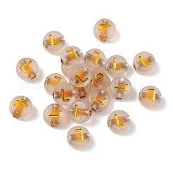 Светящиеся прозрачные акриловые бусины&nbsp;OACR-P037-01B-L