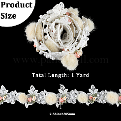 Кружевная отделка из полиэстера 1 ярд&nbsp;SENE-CY0001-01