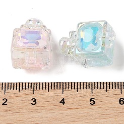 Прозрачный акрил со стразами&nbsp;OACR-G035-13