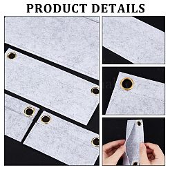 4 шт. 4-х стильный вставной органайзер для кошелька из шерстяного фетра&nbsp;DIY-CN0002-11