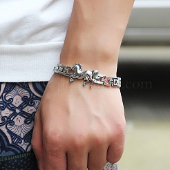 Браслеты-цепочки пантеры из цинкового сплава для мужчин&nbsp;FS-WG7867A-01