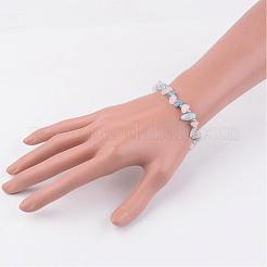 Браслеты драгоценный камень стрейч&nbsp;BJEW-JB02414-05