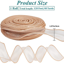 Полиэстер органза ленты&nbsp;SRIB-WH20020-003A-02