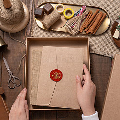 Латунь сургучная печать штамп&nbsp;AJEW-WH0337-002