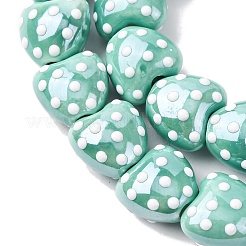 Фарфоровые бусины ручной работы&nbsp;PORC-K010-07B