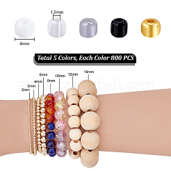 4000шт 5 стиля стеклянный бисер&nbsp;SEED-PH0002-57
