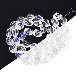 Гальванизируйте прозрачное стекло бисер нитей&nbsp;EGLA-N017-02A