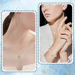 10шт латунные микропаве прозрачные кубические циркониевые подвески&nbsp;KK-BBC0021-57