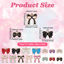 60 шт. 15 стиля кулон с эмалью из цинкового сплава&nbsp;ENAM-SC0007-36