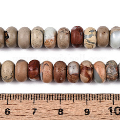 Натуральные бусины из аква терра яшмы&nbsp;G-E444-16-8mm