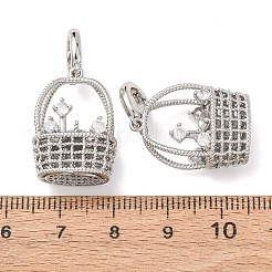 Латунный микро-паве кубический цирконий&nbsp;KK-A279-21P