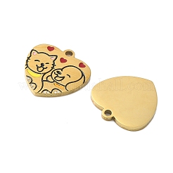 Подвески из нержавеющей стали 304 с эмалью&nbsp;STAS-G360-02G