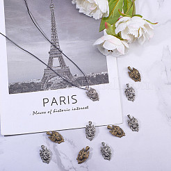 Сплавочные подвески тибетского стиля&nbsp;TIBEP-PH0004-91-WH