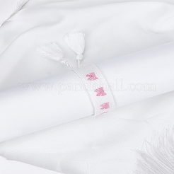 1шт. плетеные браслеты из полиэфирного шнура с бантом для женщин&nbsp;BJEW-LP0002-43