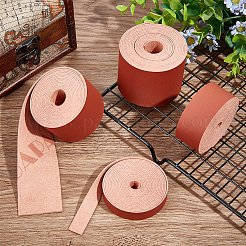 Плоский шнур из искусственной кожи из микрофибры длиной 2 м.&nbsp;FIND-WH0420-75A-02