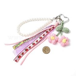 Подвесные украшения из шерстяной пряжи&nbsp;HJEW-JM04331-03