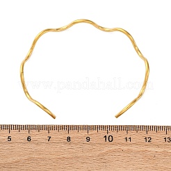 Браслет-манжета из нержавеющей стали 304 для женщин&nbsp;BJEW-C076-05G