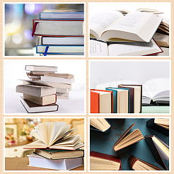 Повязки на голову из полиэстера в книжном переплете&nbsp;DIY-CP0010-87B