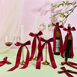 8 шт. полиэстеровая лента бант украшение&nbsp;HJEW-PH02158