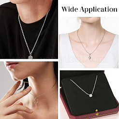 10 шт. 5 стиля ожерелья из нержавеющей стали для женщин и мужчин&nbsp;NJEW-GL0001-03