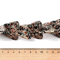 Нити из синтетических бирюзовых бусин&nbsp;TURQ-P002-04A-02