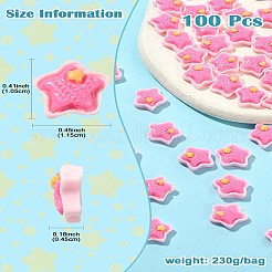 Кабошоны для ногтей из смолы&nbsp;AJEW-CJC0009-1