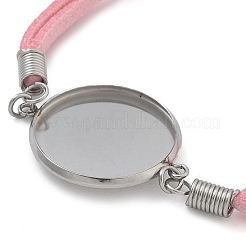 Изготовление браслета из искусственной замши с двойным шнуром&nbsp;LS-STAS-M084-10P-01