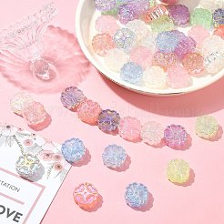 50 шт. Непрозрачные акриловые бусины&nbsp;OACR-CJ0002-24