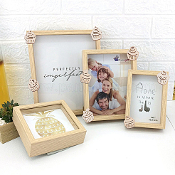 Незавершенные украшения из дерева&nbsp;WOOD-CJ0001-48