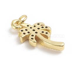 Латунные микро проложить кубического циркония подвески&nbsp;ZIRC-G165-01G