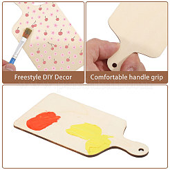 Разделочная доска из самшита&nbsp;AJEW-WH0609-467A