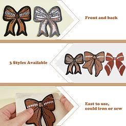 12 шт. 3 стиля компьютерной вышивки нейлоновые тканевые нашивки&nbsp;DIY-HS0001-92