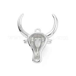 Эко-подвески с покрытием из латуни и эмали&nbsp;KK-F843-21P