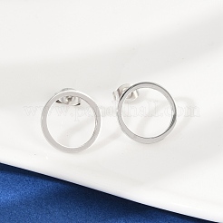 Серьги-гвоздики из нержавеющей стали 304&nbsp;EJEW-Z089-01P